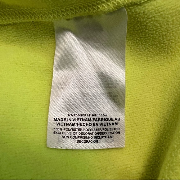 Nike Therma Fit 1/4 Zip Pullover Yellow Training 717397 - Picture 5 of 6